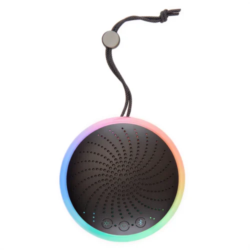 Портативна bluetooth-колонка Soundynamic VB-2002 з LED-підсвічуванням та ремінцем у ввімкненому режимі