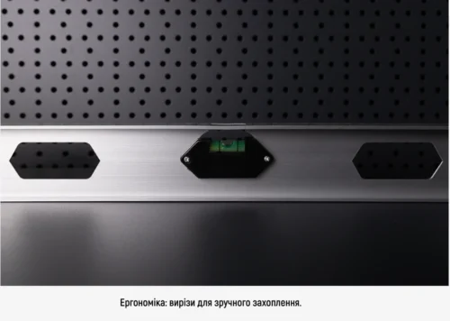 Ергономічні ручки будівельного рівня Alloid 100 см — вирізи для комфортного захоплення