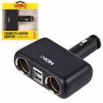Розгалужувач прикурювача VOIN SC-2004 з 2 виходами та 2 USB, 2400 мА, 12/24 В