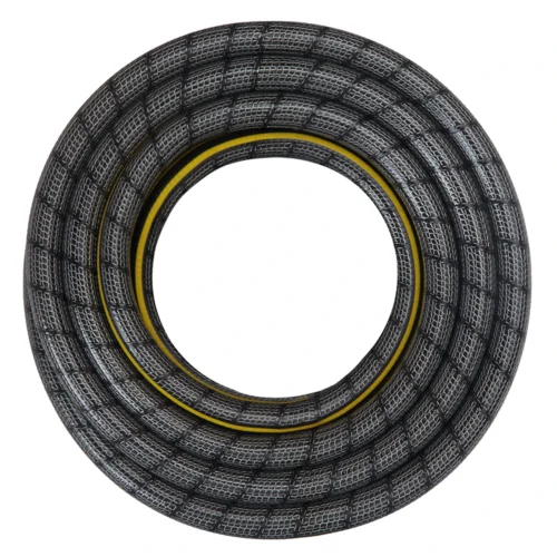 Шланг садовий Alloid Pro Amber Hornett 3/4″ 20 м — вигляд зверху на змотану бухту