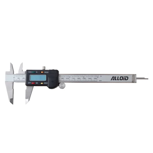 Електронний штангенциркуль Alloid Pro PVC-0371 150 мм 0,02 мм з нержавіючої сталі — загальний вигляд