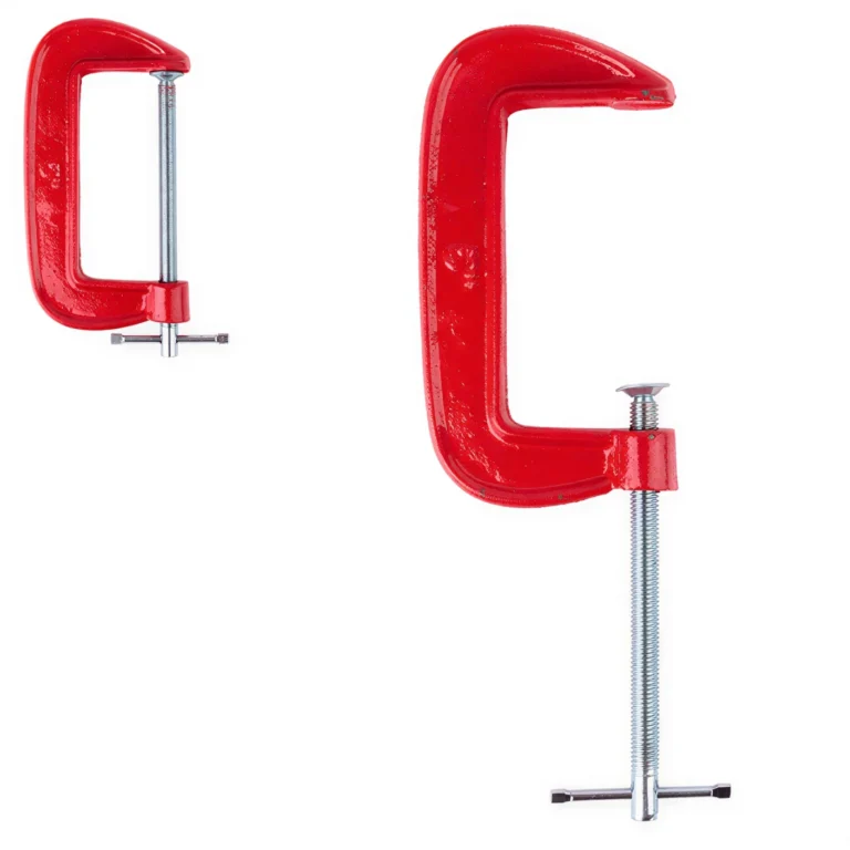 G-подібна струбцина Alloid 125 мм з чавунним корпусом та гвинтовим затискачем