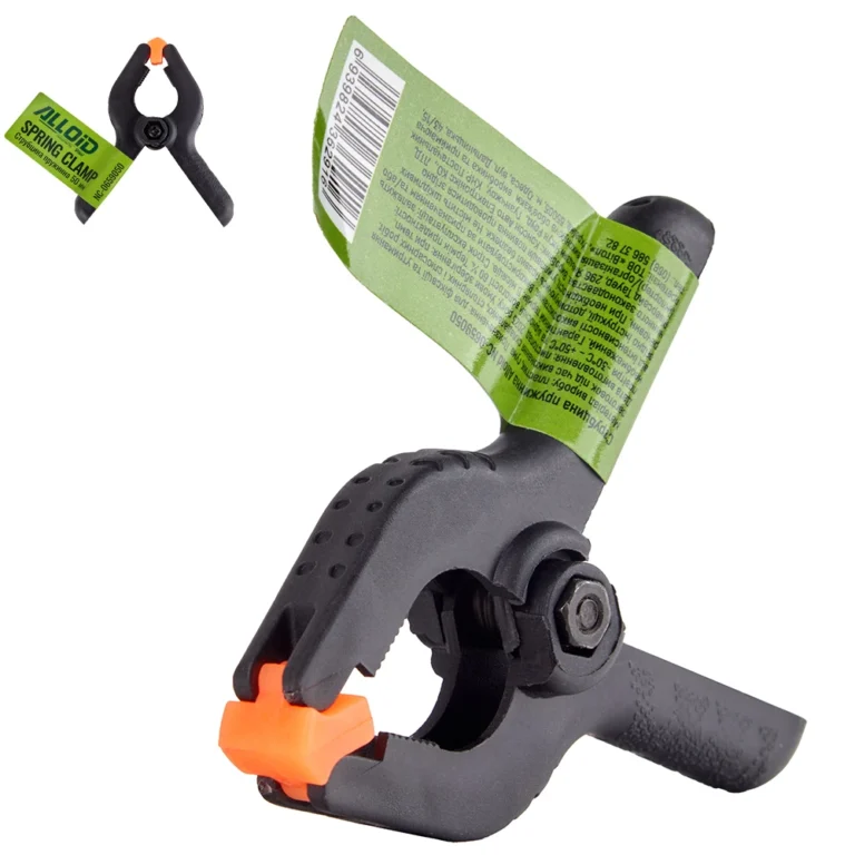 Пружинна струбцина Alloid 50 мм з швидким затиском та гумовими накладками