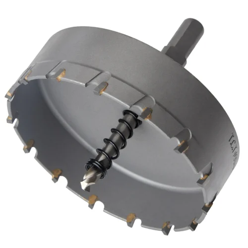 Корончасте свердло Alloid Base TS-10090 Ø90 мм — твердосплавні зубці та центрувальне свердло