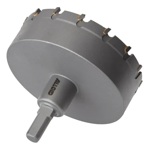 Корончасте свердло Alloid Base TS-10090 Ø90 мм — зворотна сторона та хвостовик