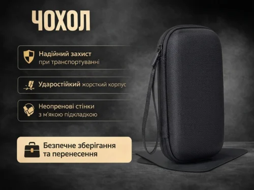 Жорсткий захисний чохол для товщиноміра фарби Alloid Pro TG-9936 з неопреновими стінками