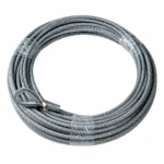Трос для лебідки T-Max EW-8500 8,2 мм × 28,5 м — сталевий трос із гаком