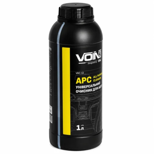 Хімчистка салону APC All Purpose Cleaner 1 л — боковий ракурс флакона концентрату для очищення авто