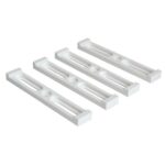 Тримач номера безкорпусний пластиковий білий