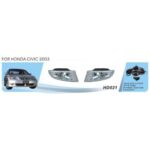 Фари дод. модель Honda Civic/2003/HD-021/9006-12V55W/ел.проводка