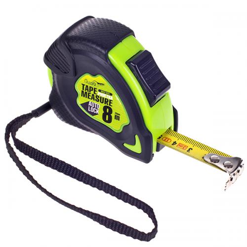 18702 Рулетка з фіксатором 8 м/25 мм Alloid - Зображення 1