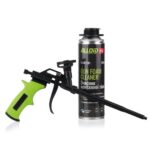 Набір пістолет для монтажної піни GF-0523 з тефлоновим покриттям+очисник монтажної піни 500мл