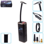 Портативний акумуляторний компресор з фонарем