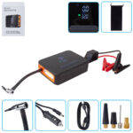 Портативний акумуляторний компресор з фонарем та автозапуском