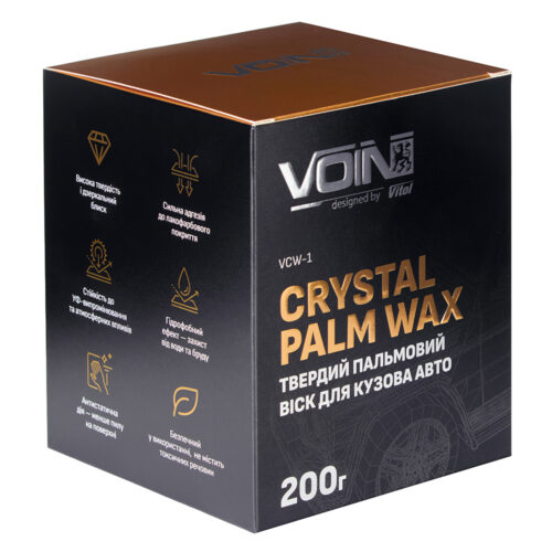 Твердий віск для кузова VOIN Crystal Palm Wax VCW-1, 200 г - Зображення 5