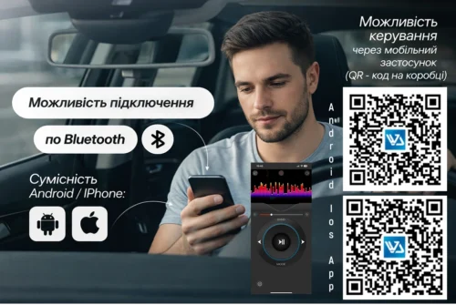 Автомагнітола Pulso 110611 1DIN Bluetooth RGB 4x50Вт USB FM - Зображення 12