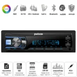 Автомагнітола Pulso 110611 1DIN Bluetooth RGB 4x50Вт
