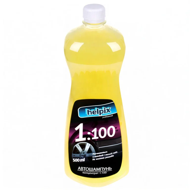 Автошампунь-концентрат HELPIX 1:100 для ручного миття авто 500 мл