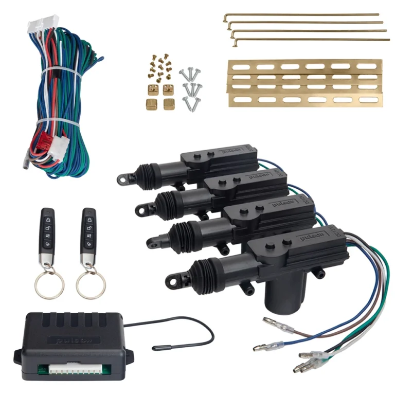 Комплект центрального замка Pulso DL-32110 12V 4 актуатори з пультами дистанційного керування