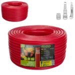 Шланг армований 3-х шаровий, "SCARLET BUTTERFLY" 1/2" 50 м + подарунок, серія Alloid Pro