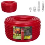 Шланг армований 3-х шаровий, "SCARLET BUTTERFLY" 3/4" 50 м + подарунок, серія Alloid Pro