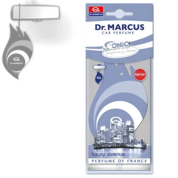 Ароматизатор Dr.Marcus Sonic Luxury Avenue — підвіска-листок, 9 г, парфум