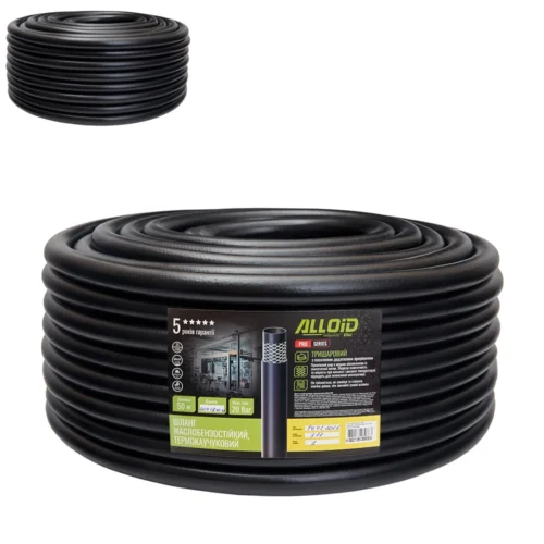 Шланг маслобензостійкий термокаучуковий Alloid Pro 20×28 мм 50 м — до 20 бар, -30°C