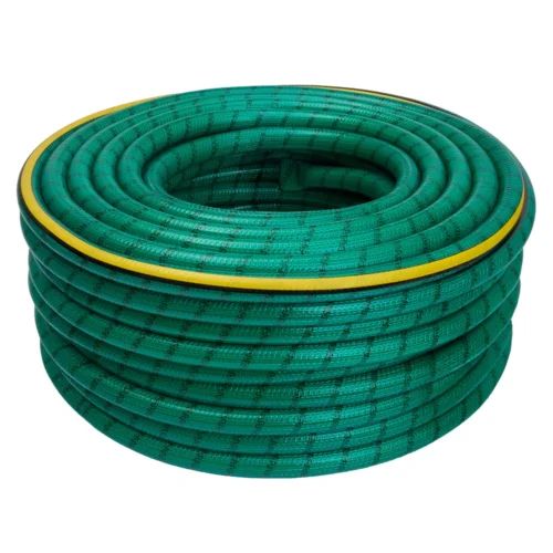 Армований садовий шланг Alloid Pro JADE CATERPILLAR 3/4" 50 м — вигляд зверху