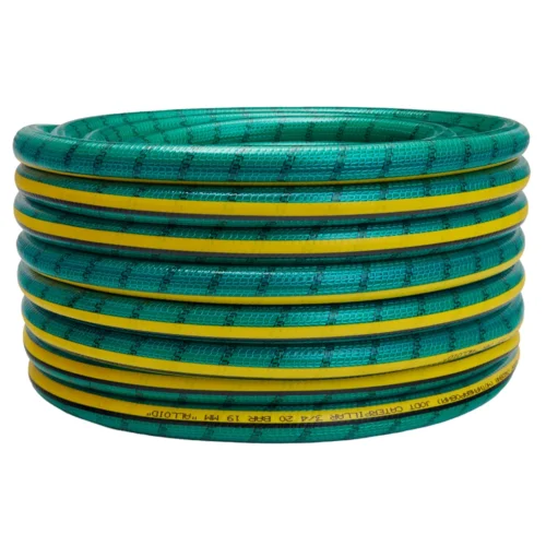 Шланг Alloid Pro Jade Caterpillar 3/4" 20 м — боковий вигляд багатошарової конструкції