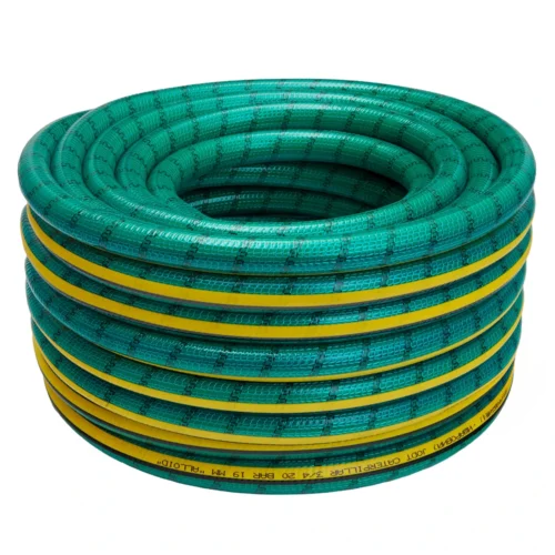 Шланг садовий армований Alloid Pro Jade Caterpillar 3/4", 4 шари, 20 м — загальний вигляд бухти шланга