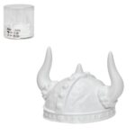 Ковпачок фаркопа Vitol Шолом вікінгу білий для кулі 50 мм