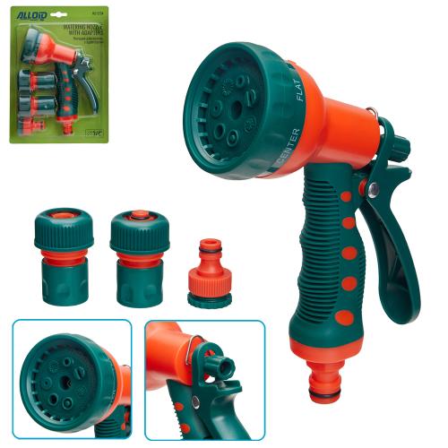 Насадка для поливу Alloid з адаптерами 3/4" — регульований розпил