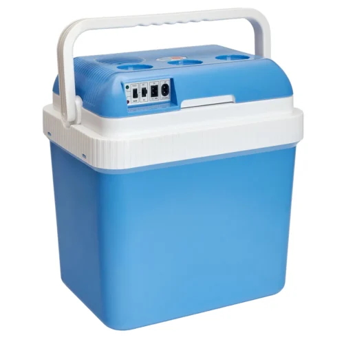 Автохолодильник VL-24 закритий вигляд з ручкою для перенесення