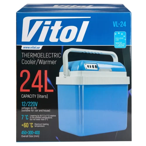 Упаковка автохолодильника Vitol VL-24 24L Cooler Warmer