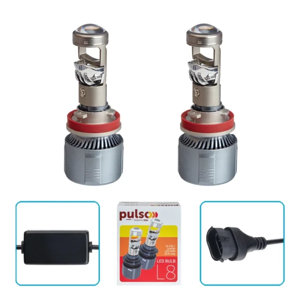 Лампи LED PULSO L8 H11 CSP 3570 10800Лм 6500K 12-24V