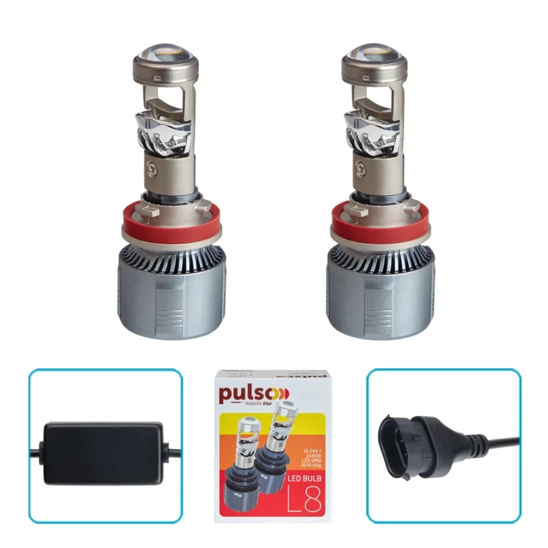 Лампи LED PULSO L8 H11 CSP 3570 10800Лм 6500K 12-24V