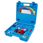 Манометричний колектор для заправки автокондиціонера Alloid ZK-1011 R134a набір (шланги, адаптери, кейс)