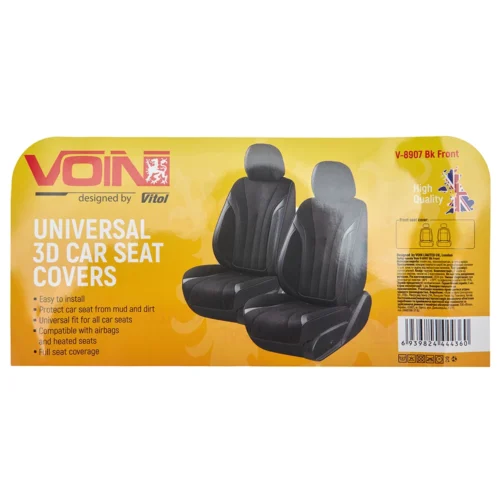 Оригінальна упаковка чохлів VOIN Universal 3D Car Seat Covers модель V-8907