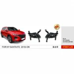 Додаткові LED фари Hyundai Santa Fe 2017-2021 HY-0651LED з DRL — комплект протитуманних фар