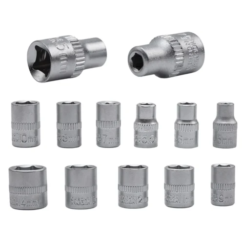 Торцеві головки 4–14 мм набору Alloid 1/4