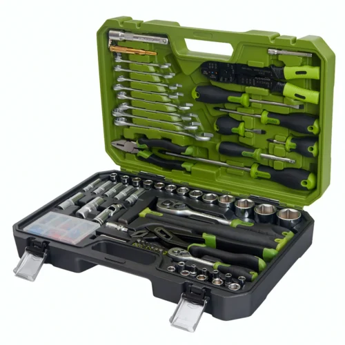 Набір інструментів Alloid NI-109P 1/4" та 1/2" DR, 109 предметів, Cr-V - Зображення 2