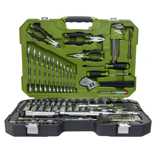 Набір інструментів Alloid NI-131P 1/4 3/8 1/2 131 предмет Cr-V у кейсі