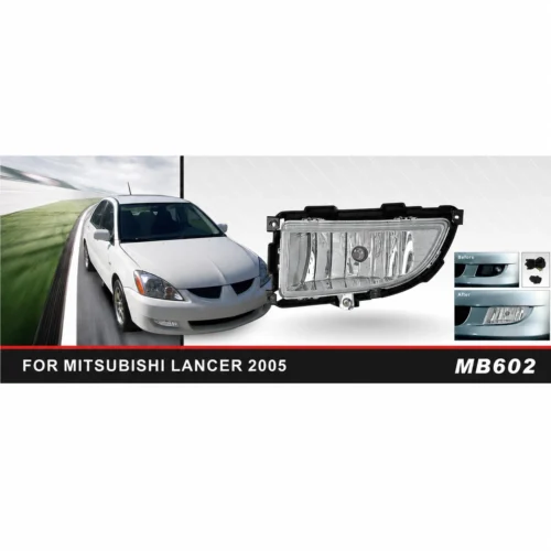 Протитуманні фари DLAA MB-602 для Mitsubishi Lancer 2005–2007 з лампами HB4 12V 51W