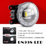 Протитуманна фара DLAA RN998-LED 12V 9W+2W FOG+DRL для Renault, HD, NS, MB та SZ — загальний вигляд