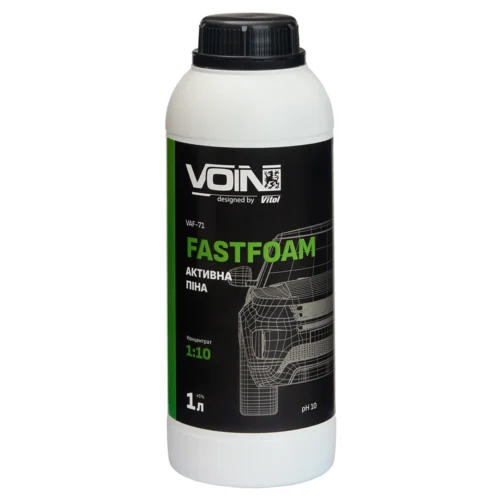 Активна піна VOIN FastFoam VAF-71 1 л для безконтактного миття — загальний вигляд пляшки