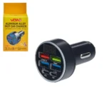 Автомобільний зарядний пристрій VOIN C-36211 36W з 4 USB QC3.0 та 2 Type-C PD — загальний вигляд із упаковкою