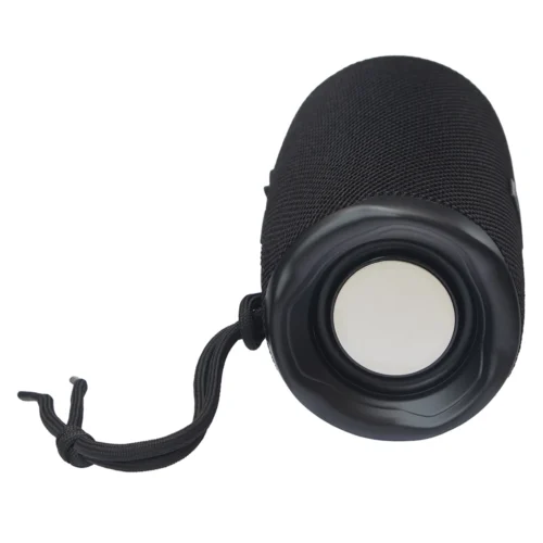 Bluetooth-колонка BOROFONE BR100 JOY Black з Bluetooth 5.3 — верхній динамік і шнурок на корпусі