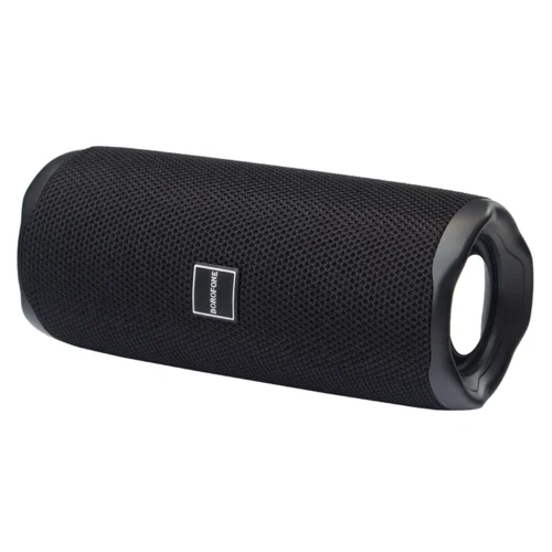 Bluetooth-колонка BOROFONE BR100 JOY Black з Bluetooth 5.3 і TWS — горизонтальний вигляд збоку