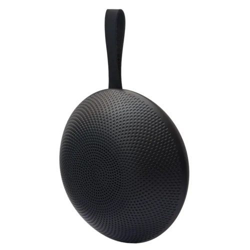 Bluetooth-колонка BOROFONE BR48BK 52 мм Bluetooth 5.4 — вигляд збоку та текстурована поверхня