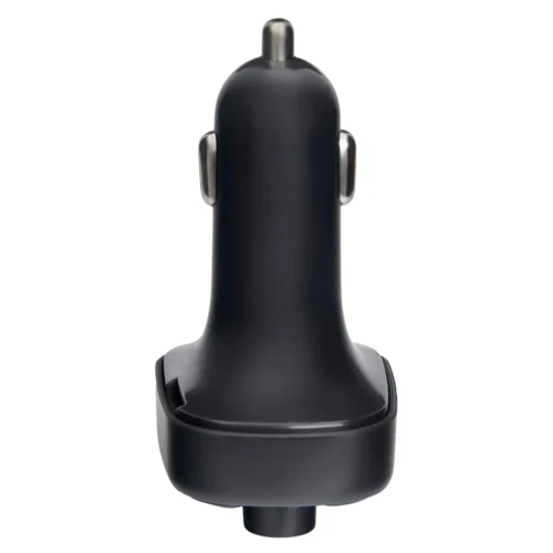 FM-модулятор VOIN W-3308 12/24V — боковий вигляд корпусу та контактів підключення